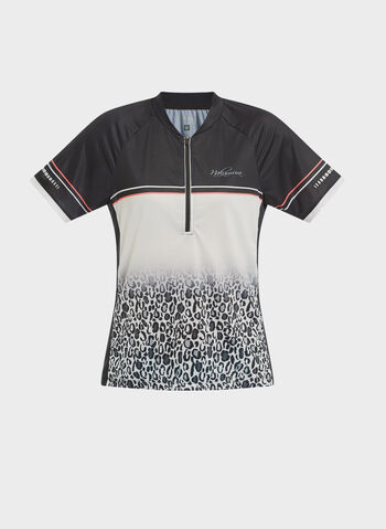 MAGLIA 1/2 ZIP FAITH II, 902 BLKWHT, small