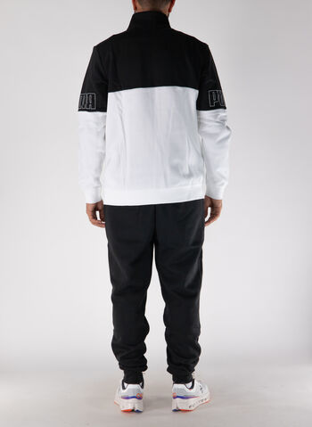 TUTA FULL ZIP ESS COLORBLOCK, 02 WHTBLK, small