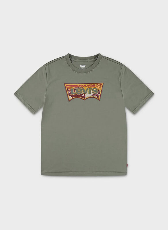 T-SHIRT STAMPA SUNRISE RAGAZZO, EHF GREEN, medium