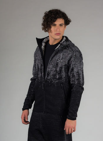 HOODIE ADIDAS Z.N.E. PULSE KNIT, BLK, small