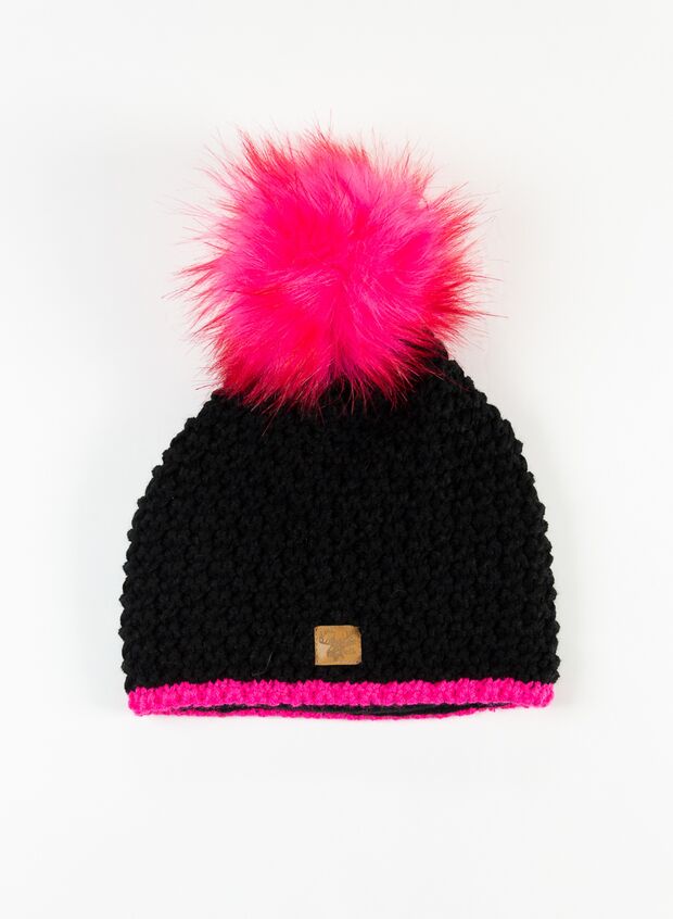 CAPPELLO MAGLIA PON PON FLUO, , large