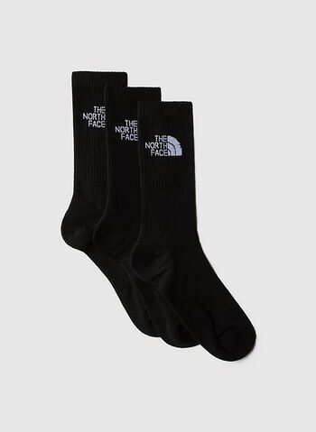 CALZA 3 PAIA CUSH MULTI UNISEX, BLK, small