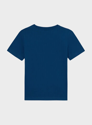 T-SHIRT SEASONAL LOGO RAGAZZO, C3I BLUE, small