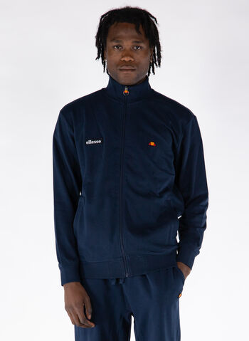 FELPA FULL ZIP PATCH LOGO, 858 NVY, small