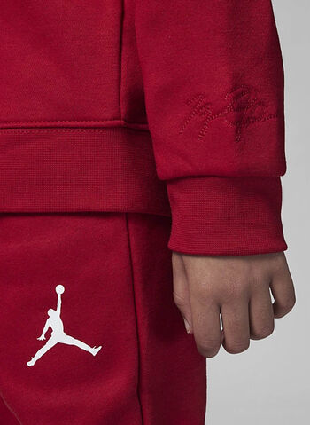 TUTA FULL ZIP + T-SHIRT ESSENTIAL JORDAN BAMBINO, R78 REDWHT, small
