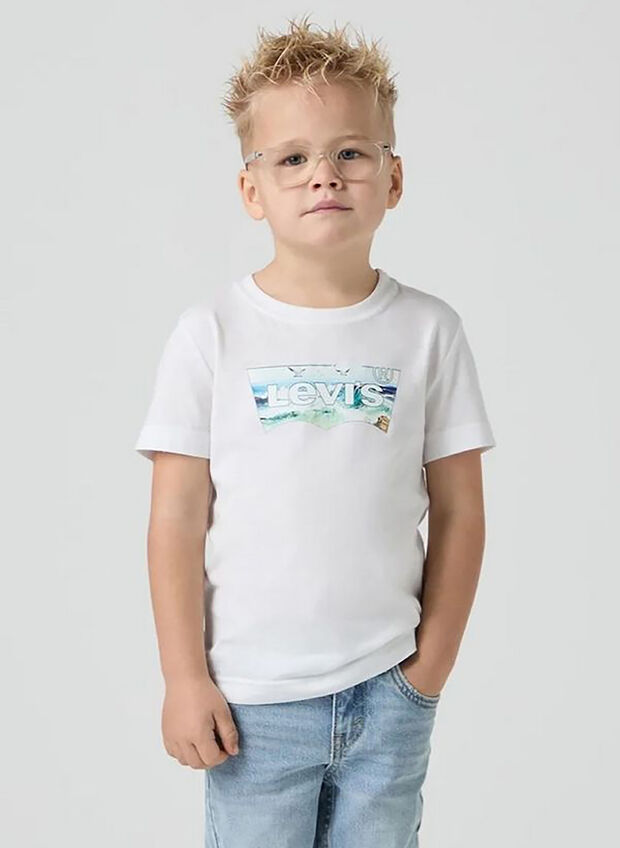 T-SHIRT CRASHING WAVES BATWING TEE RAGAZZO, W1T WHT, large