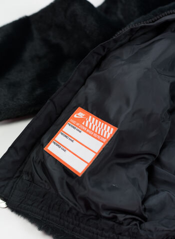 GIACCA SHERPA FULL ZIP BAMBINA, 023 BLK, small