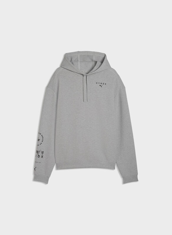 FELPA HYROX CLOUDSPUN HOODIE, 04 GREY MEL, medium