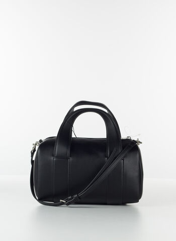 BORSA BAULETTO MONO LOGO, 0GQ BLK, small