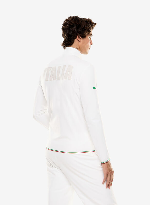 FELPA ITALIA TEAM IN POWERSTRETCH, M0217 WHT WINTER, medium