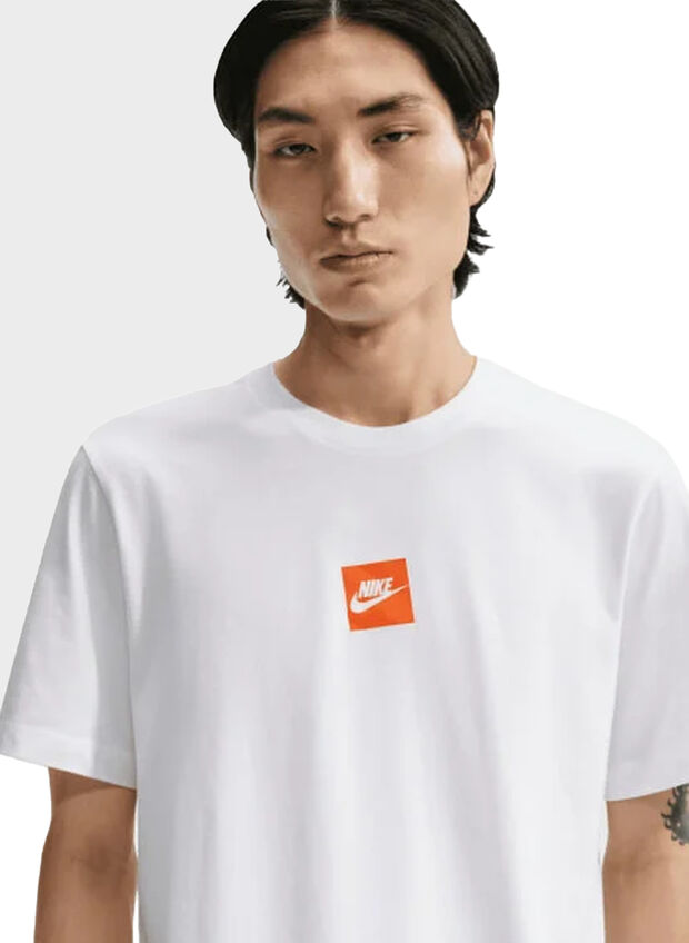 T-SHIRT LOGO, 100 WHT, large