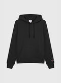 FELPA CON CAPPUCCIO ICONS HOODIE, KK001 BLK, thumb