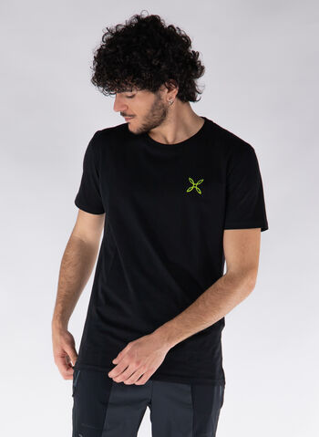 T-SHIRT PENCIL LOGO, 9047 BLKLIME, small