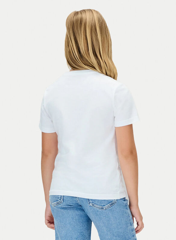 T-SHIRT MONOLOGO RAGAZZO, YAF WHT, medium
