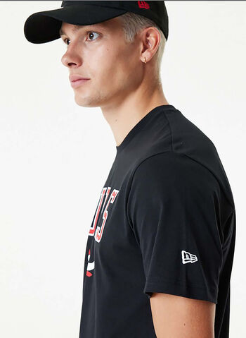 T-SHIRT CHICAGO BULLS, BLK, small