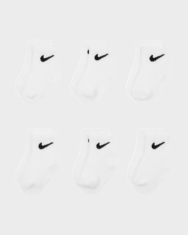 CALZA SWOOSH ANKLE 6 PAIA INFANT, 001 WHT, large