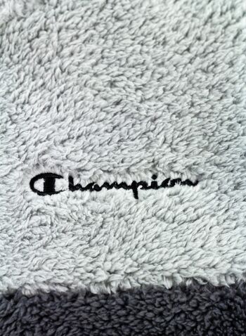 PILE TEDDY 1/2 ZIP TRICOLOR RAGAZZO, KK001BLKGREY, small