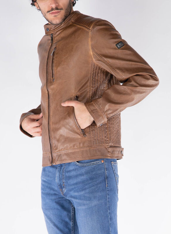 GIACCA ECOPELLE, 0210 BRANDY, medium
