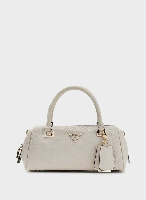 BORSA A MANO CRESIDIA LOGO, OFL STONE, medium