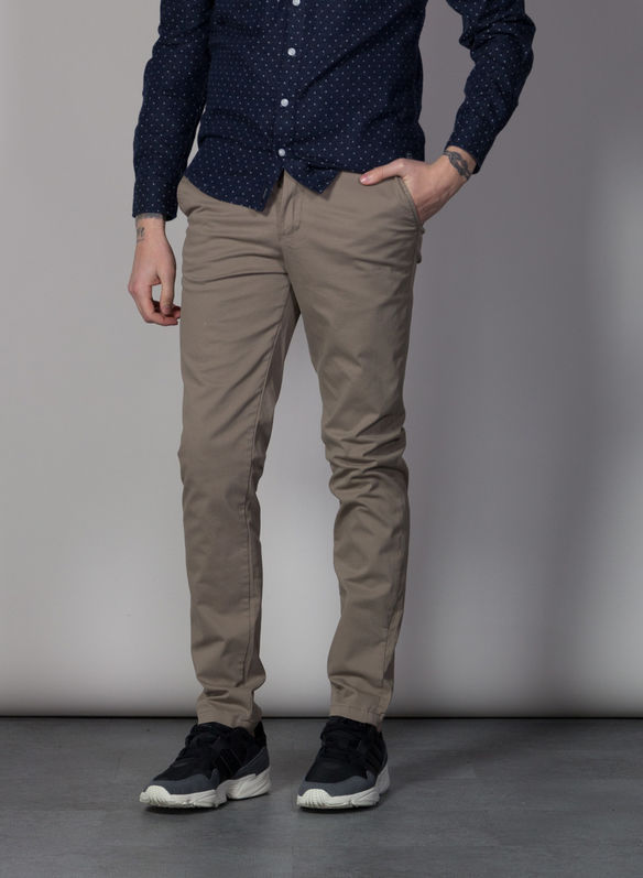 PANTALONE CHINO MICRO FANTASIA, BEIGE, medium