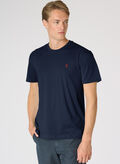T-SHIRT IN COTONE SUPIMA PREMIUM QUALITY, 177 NVY, thumb