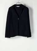 CARDIGAN ONE BUTTON, 99BLK, thumb