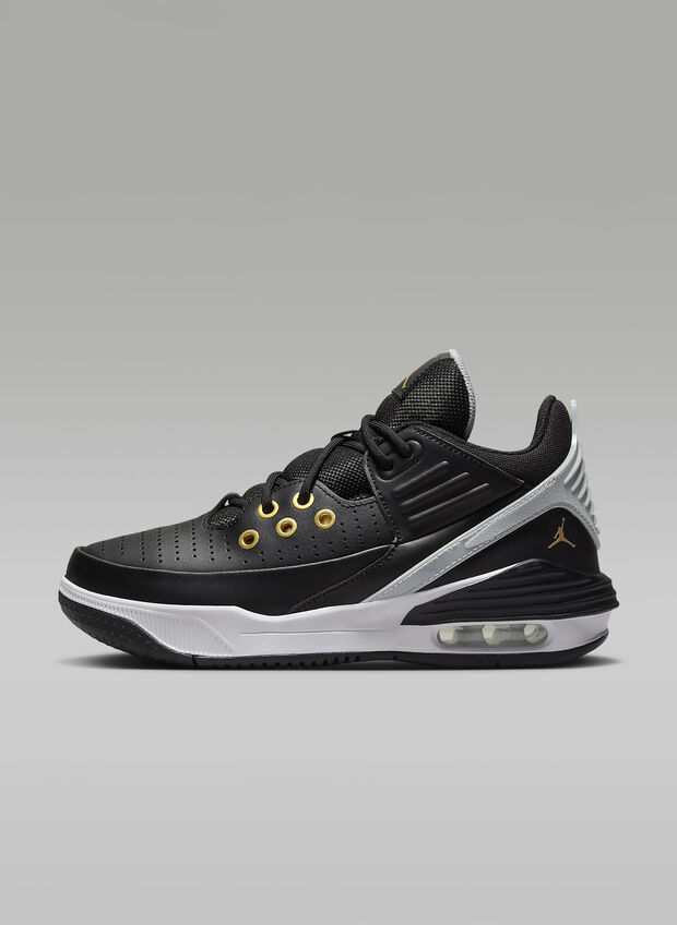 SCARPA JORDAN MAX AURA 5 RAGAZZO, 017 BLKWHT, large