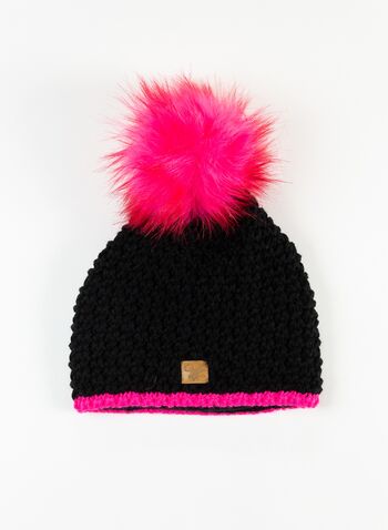 CAPPELLO MAGLIA PON PON FLUO, , small