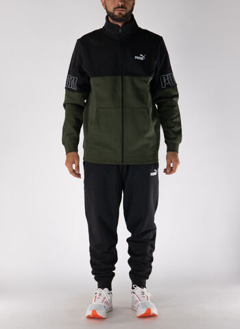 TUTA FULL ZIP ESS COLORBLOCK, 70 OLIVE, small