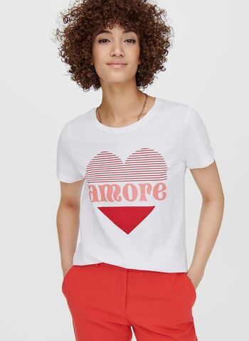 T-SHIRT CON STAMPA GRAFICA, , small