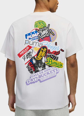 T-SHIRT HOOPERS HOTLINE, 01 WHT, small