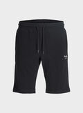 BERMUDA IN FELPA, BLACK, thumb