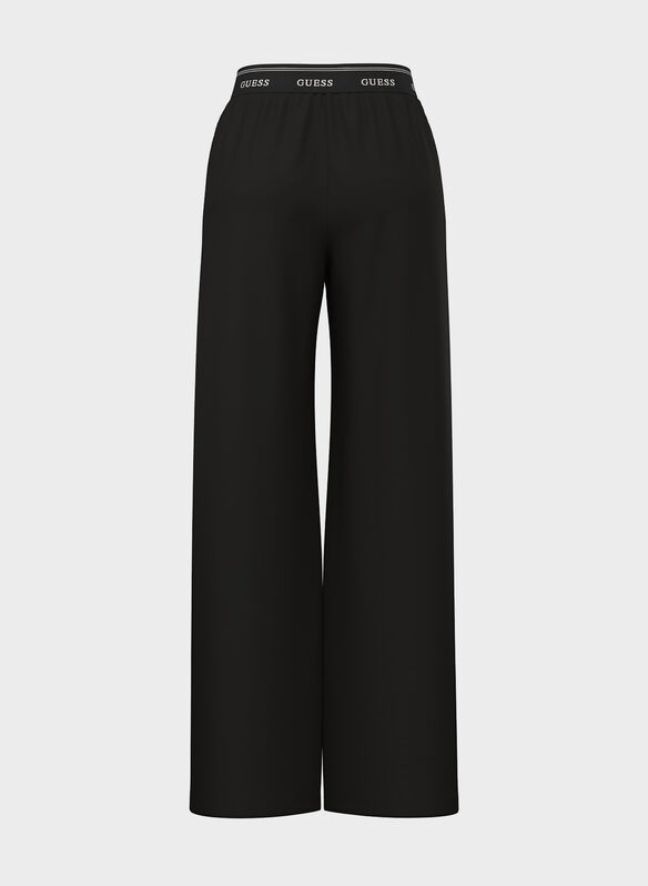 PANTALONE FELPATO A VESTIBILIT&Agrave; RILASSATA, JBLK BLK, medium