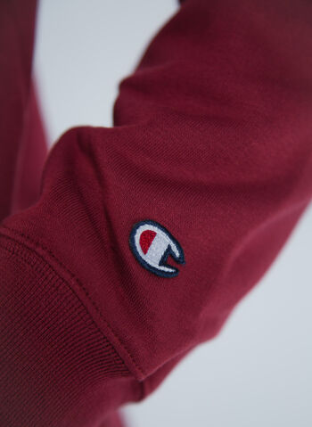 FELPA FULL ZIP CON LOGO, RS508 BORDEAUX, small