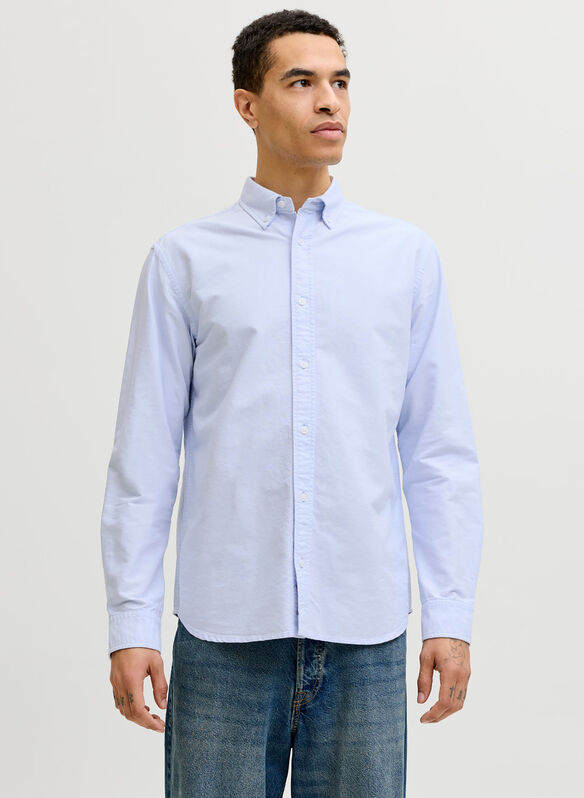 CAMICIA OXFORD, CHAMBRAY BLUE CELESTE, medium