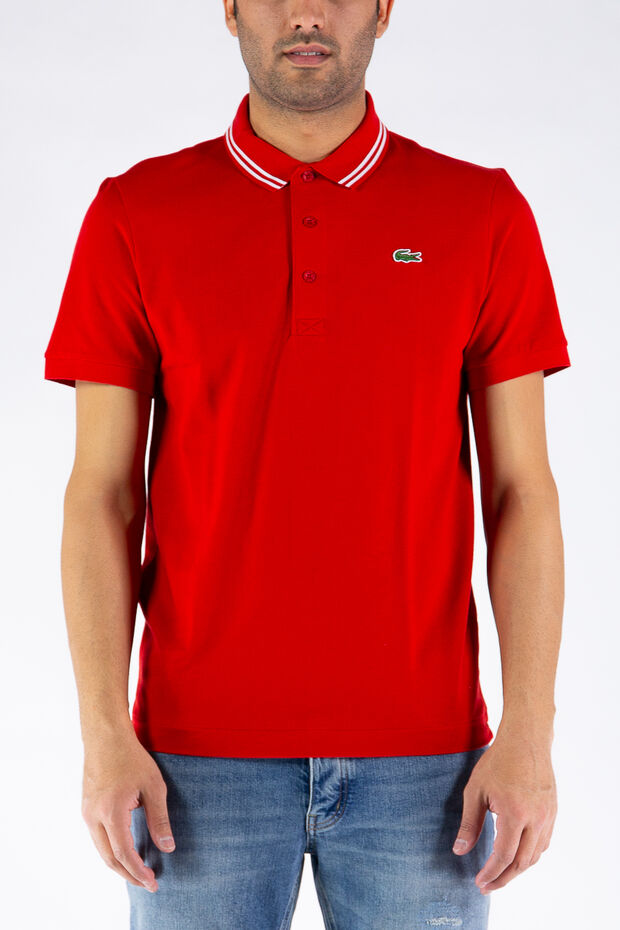 POLO PIQUET LIGHT SPORT BORDINO, 564RED, large
