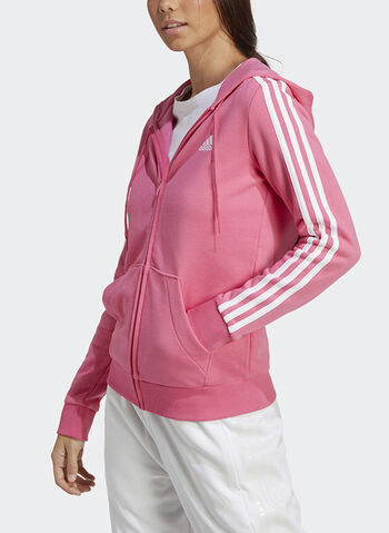FELPA 3 STRIPES ESSENTIALS, FUXIA, small