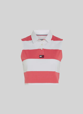 TOP CROP A RIGHE SENZA MANICHE, TJN FUXIAWHT, small