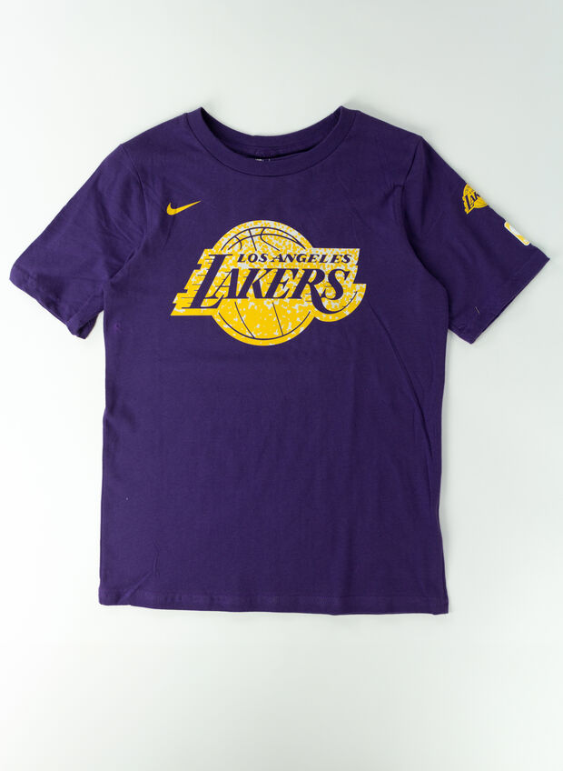 T-SHIRT NBA LAKERS ESSENTIAL JUNIOR, PURPLE, large