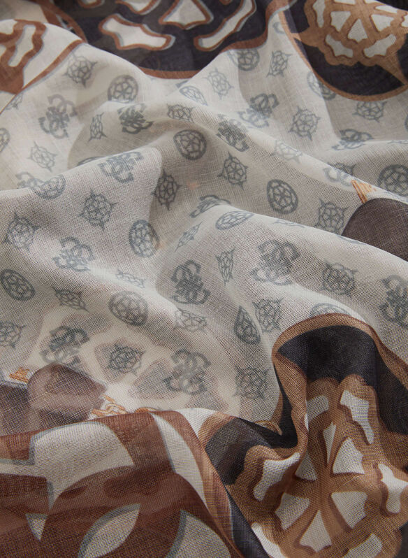 PASHMINA SIGLATA, BLO BLK, medium