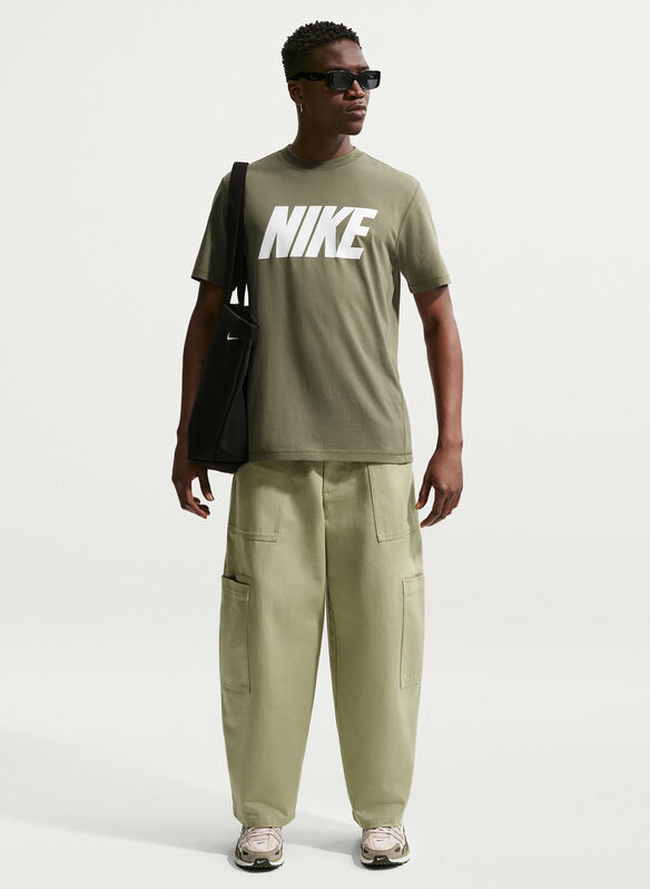 T-SHIRT LOGO, 222 OLIVE, medium