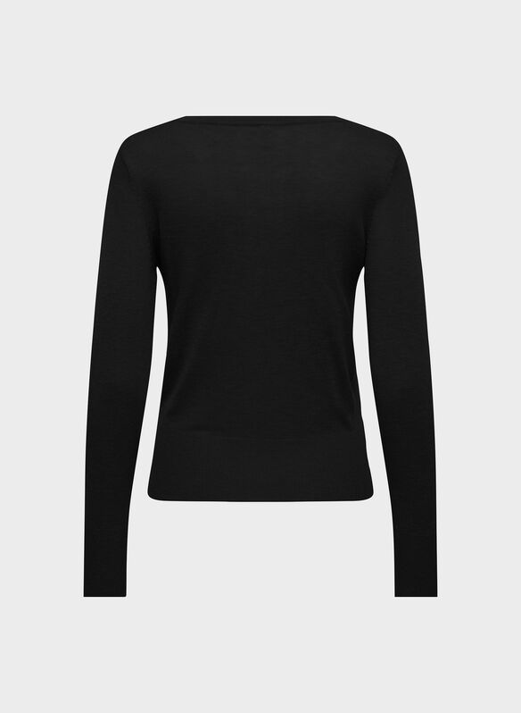 MAGLIONE ONLVIENNA, BLACK, medium