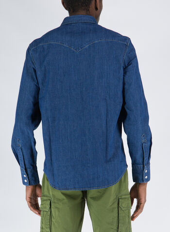 CAMICIA JEANS WESTERN BARSTOW, , small
