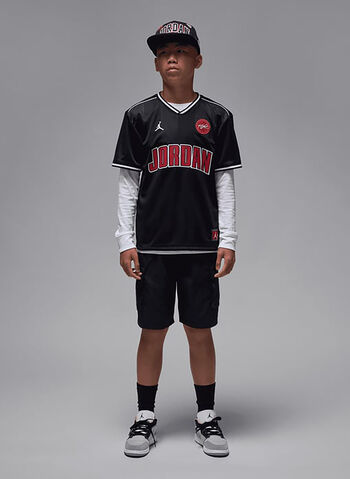 T-SHIRT SPORT RAGAZZO, 023 BLK, small