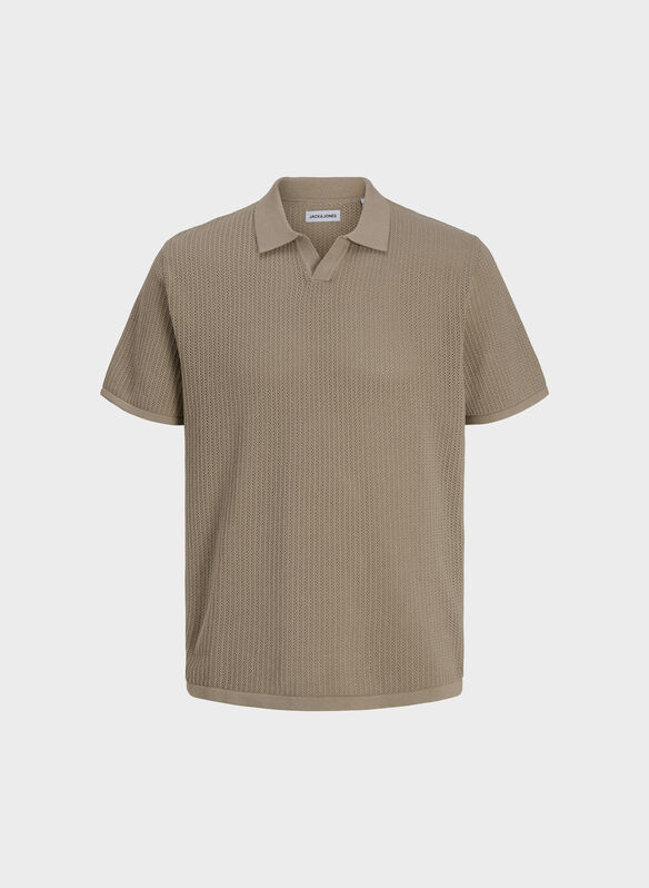 POLO IN MAGLIA, STRING SABBIA, medium