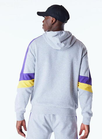 FELPA HOODIE LA LAKERS, GREY, small