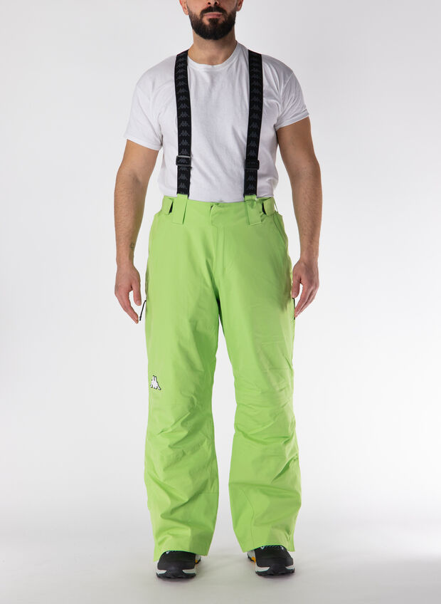 PANTALONE SCI 8CENTO 864, A1X GREEN GLOWINGBLK, large