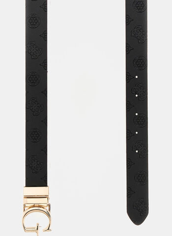 CINTURA JAMES 4G LOGO REVERSIBILE, RMU BLKBORDO, small