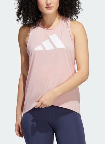 CANOTTA 3-STRIPES LOGO, PINK, small