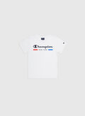T-SHIRT GIROCOLLO RAGAZZO, WW001 WHT, thumb